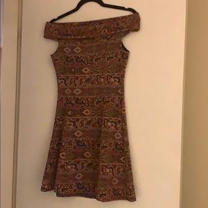 Funky off shoulder dress